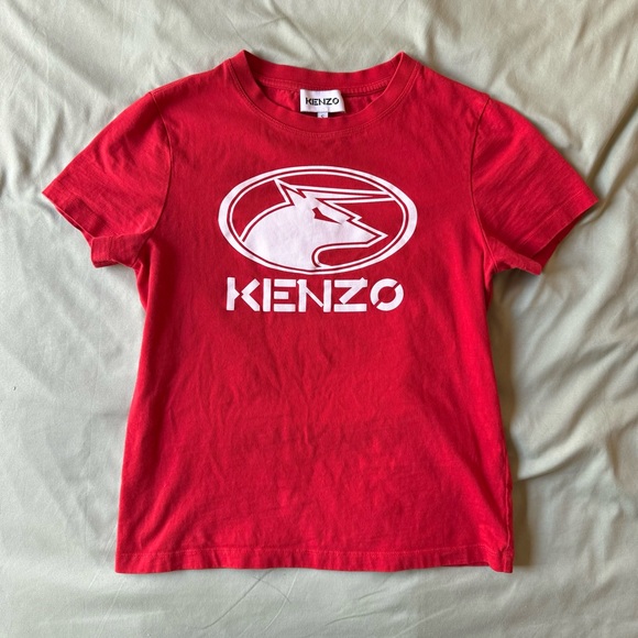 Red Kenzo Baby Tee in S - Picture 2 of 5